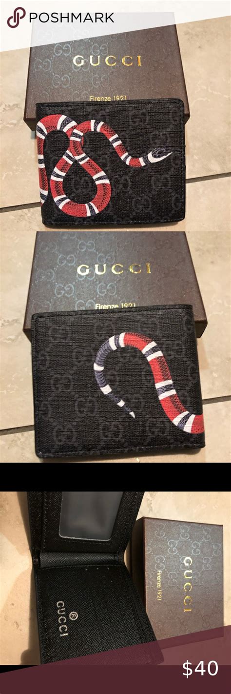 gucci womens wallet replica|authentic gucci snake wallet.